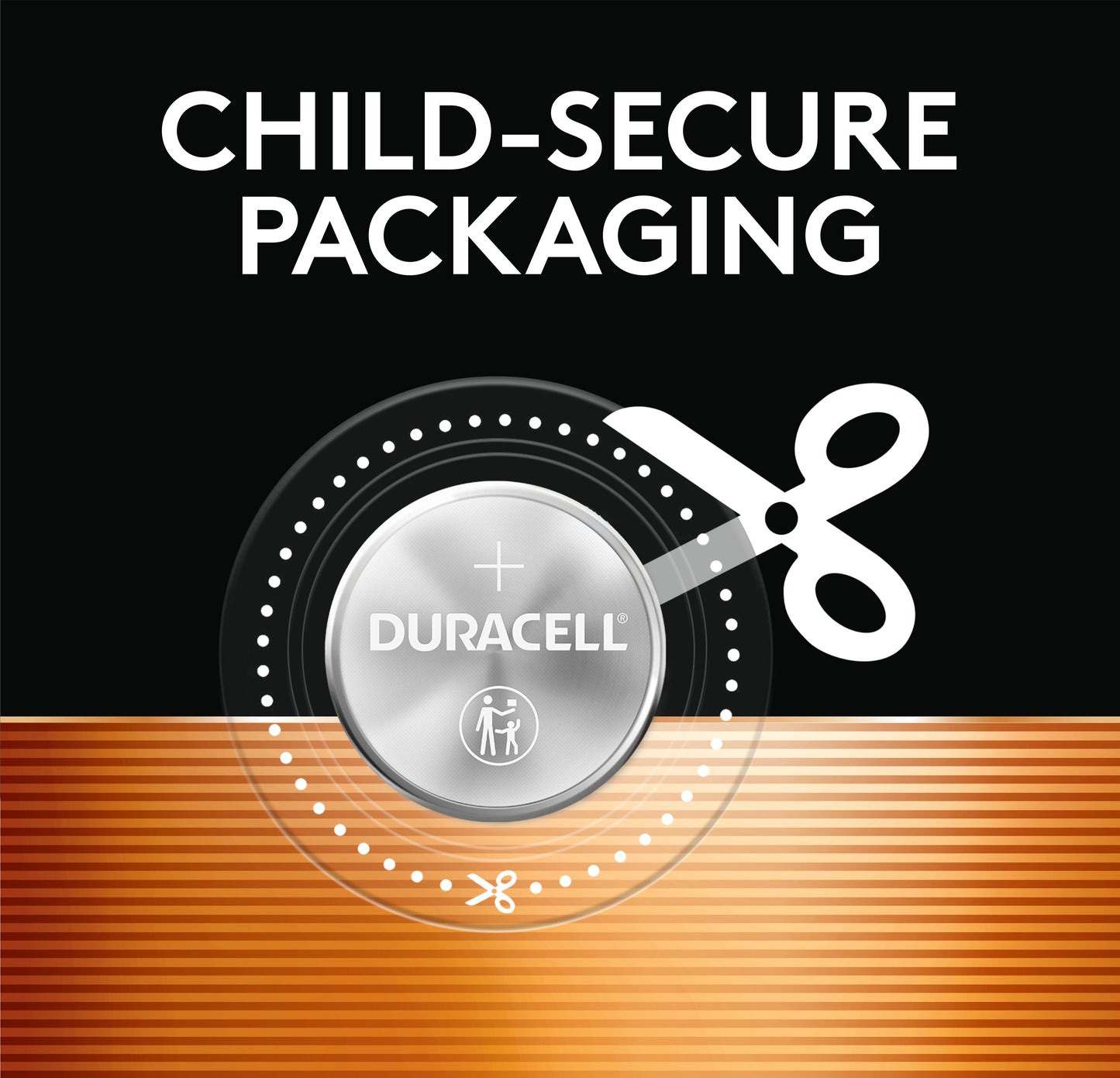 Duracell 2032 Lithium Battery, 4 Count (Pack of 1), Compatible with AirTag, Child Safety Features, Key Fob, CR2032 3V Cell