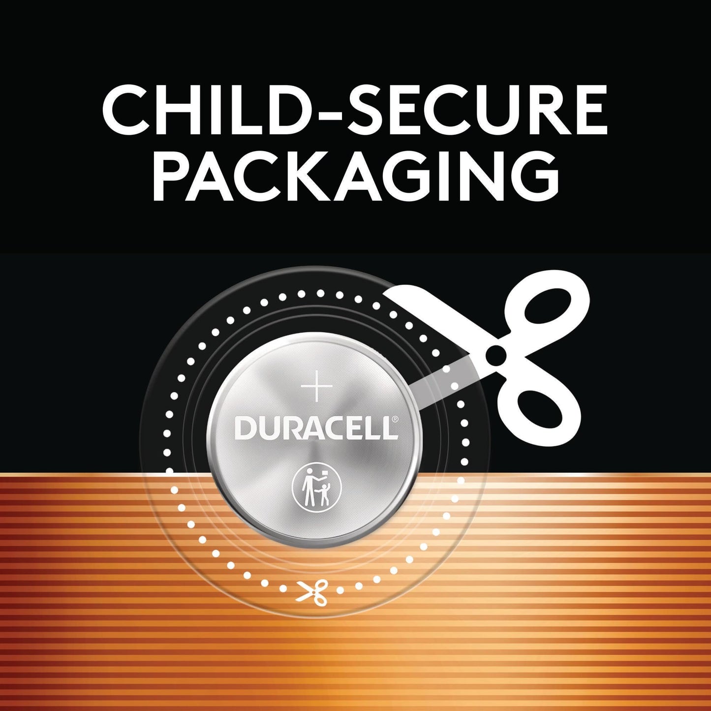 Duracell 2032 Lithium Battery, 4 Count (Pack of 1), Compatible with AirTag, Child Safety Features, Key Fob, CR2032 3V Cell
